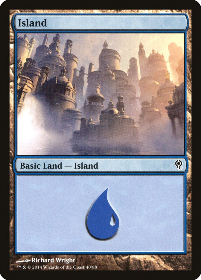 Island (40) [Duel Decks: Jace vs. Vraska]