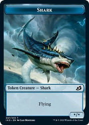 Pegasus // Shark Double-Sided Token [Challenger Decks 2021 Tokens]