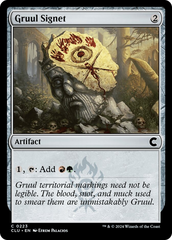 Gruul Signet [Ravnica: Clue Edition]