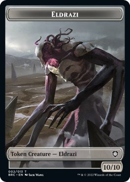 Servo // Eldrazi Double-Sided Token [The Brothers' War Commander Tokens]