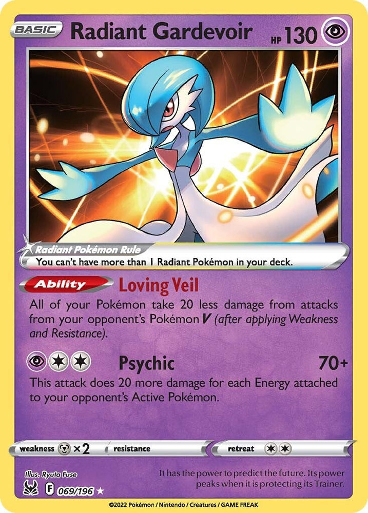 Radiant Gardevoir (069/196) [Sword & Shield: Lost Origin]