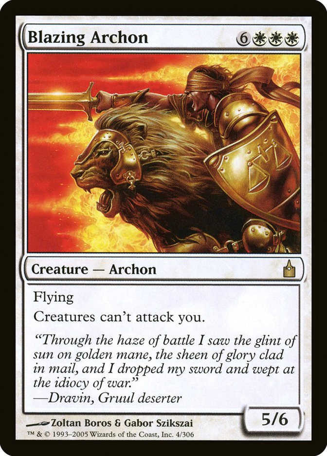 Blazing Archon [Ravnica: City of Guilds]