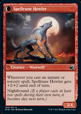 Spellrune Painter // Spellrune Howler [Innistrad: Midnight Hunt]