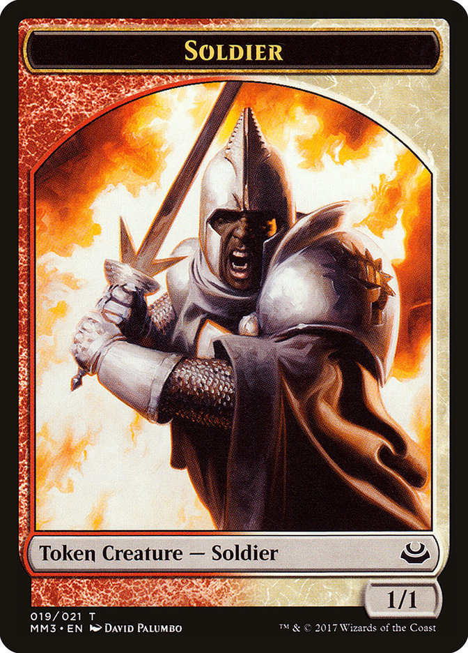 Soldier Token (019/021) [Modern Masters 2017 Tokens]