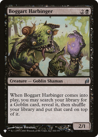 Boggart Harbinger [The List Reprints]