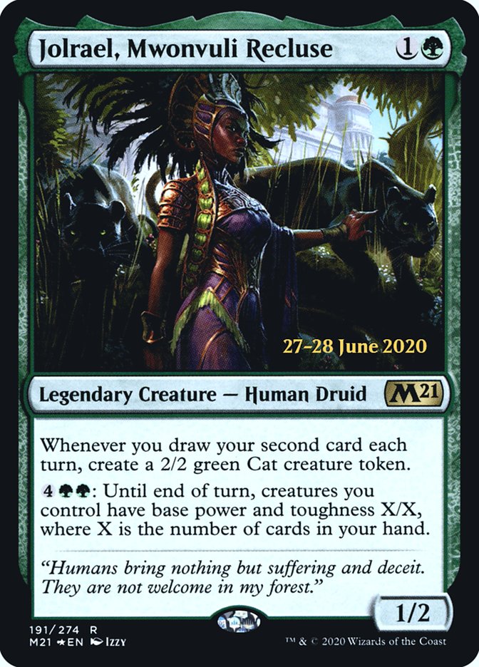 Jolrael, Mwonvuli Recluse [Core Set 2021 Prerelease Promos]