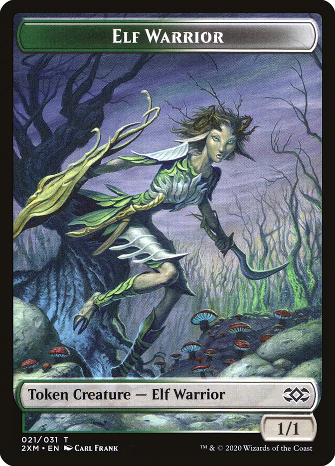 Elf Warrior Token [Double Masters Tokens]