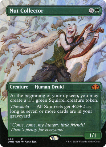 Nut Collector (Borderless Alternate Art) [Dominaria Remastered]