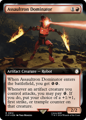 Assaultron Dominator (Extended Art) (Surge Foil) [Fallout]