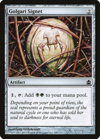 Golgari Signet [Commander 2011]