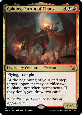 Rakdos, Patron of Chaos [Murders at Karlov Manor]