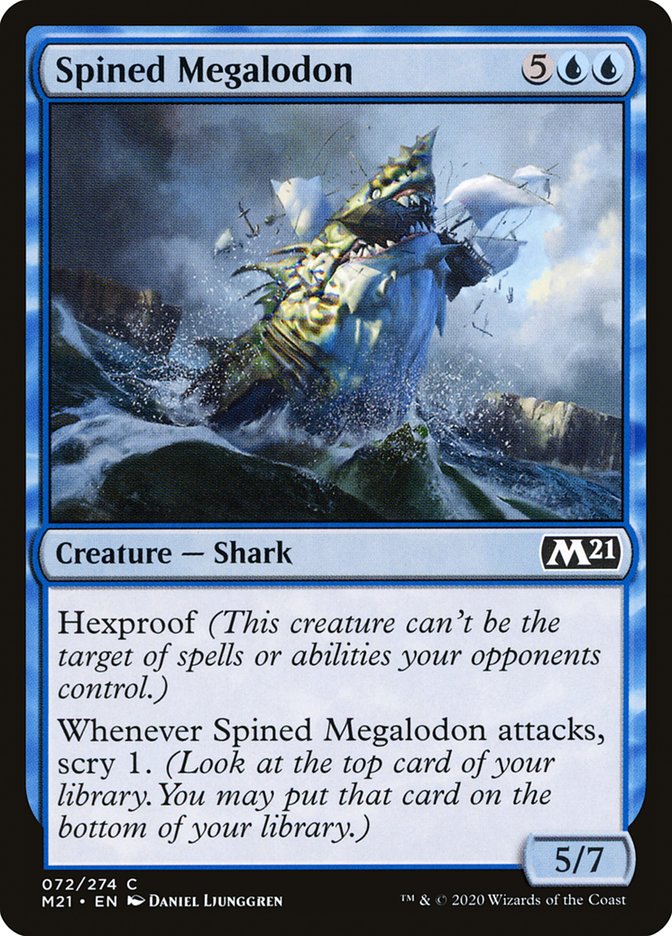 Spined Megalodon [Core Set 2021]