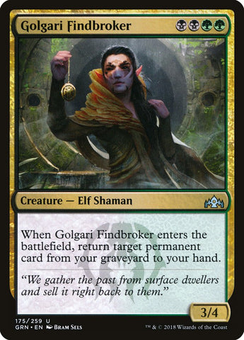 Golgari Findbroker [Guilds of Ravnica]