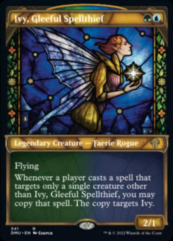 Ivy, Gleeful Spellthief (Showcase Textured) [Dominaria United]