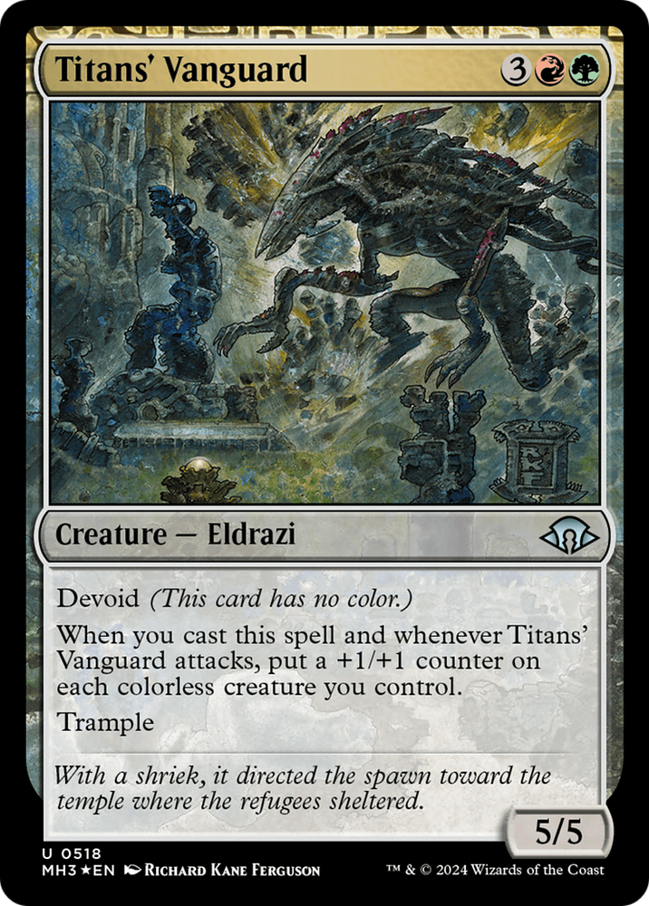 Titans' Vanguard (Ripple Foil) [Modern Horizons 3]