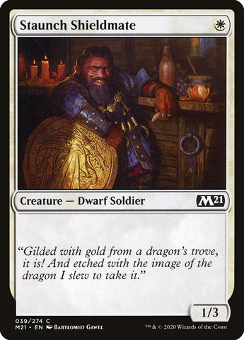 Staunch Shieldmate [Core Set 2021]