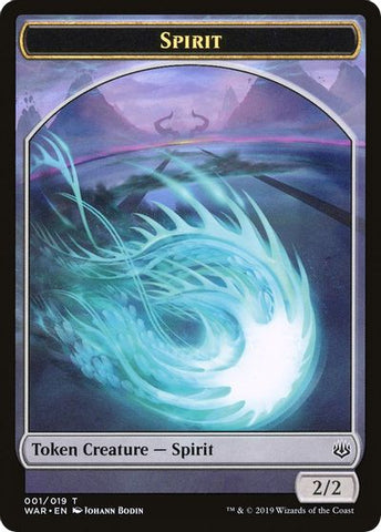 Dragon // Spirit Double-Sided Token [Challenger Decks 2020 Tokens]