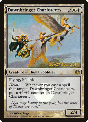 Dawnbringer Charioteers [Journey into Nyx Prerelease Promos]