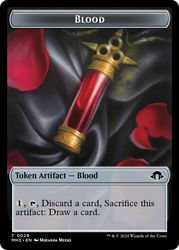 Phyrexian Germ // Blood Double-Sided Token [Modern Horizons 3 Tokens]