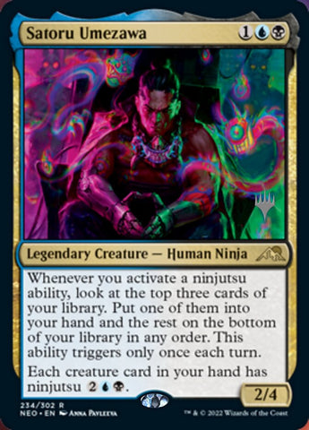 Satoru Umezawa (Promo Pack) [Kamigawa: Neon Dynasty Promos]