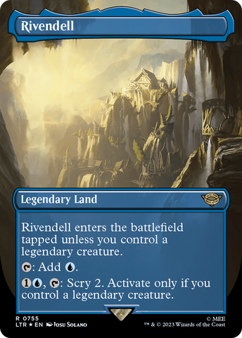 Rivendell (Borderless) (Surge Foil) [The Lord of the Rings: Tales of Middle-Earth]